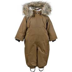 Mikk line nylon baby Mikk-Line Twill Baby Snowsuit - Breen ( 19112)