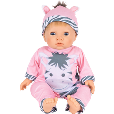 Blond Haired Doll Zebra Outfit