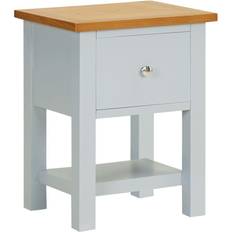 Oak Bedside Tables vidaXL 288620 Bedside Table 30x36cm