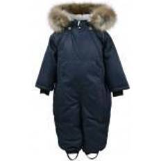 Mikk line flyverdragt blue nights Mikk-Line Twill Baby Snowsuit - Blue Nights (19112)