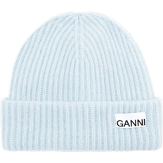 Ganni Recycled Wool Beanie - Heather