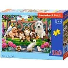 Castorland Puslespil Castorland Pets In The Park 180 Pieces