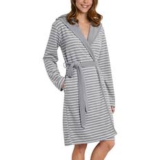 Damen Morgenmäntel & Bademäntel Schiesser Essentials Light Terry Cloth Bathrobe - Gray