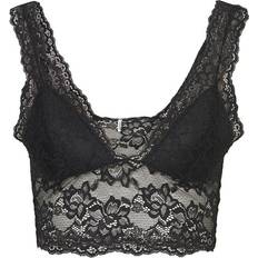 Pieces Pclina Lace Bra Top - Black