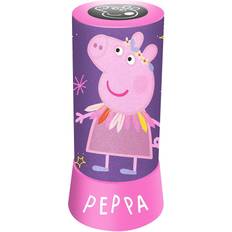 Multicolour Night Lights Peppa Pig Cylindrical Led Projector Night Light