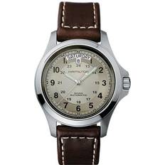 Leather Wrist Watches Hamilton Khaki Field King (H64455523)