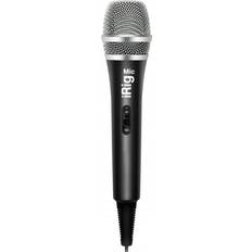 IK Multimedia 2247294K10008 iRig Mic Microphone main iPhone, iPad, iPodTouch et Android avec entrée micro Directivité cardioïde 3 Noir