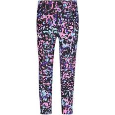 Treggings Trousers Children's Clothing Under Armour Girl's HeatGear Printed Ankle Crop - Black/White (1361239-002)