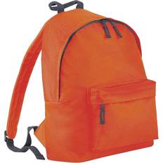 Beechfield Childrens Junior Fashion Backpack - Orange/Graphite Grey