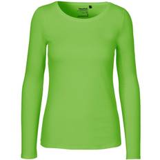 Neutral Ladies Long Sleeve T-shirt - Lime