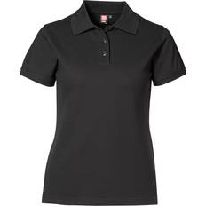 ID Ladies Stretch Polo Shirt - Black