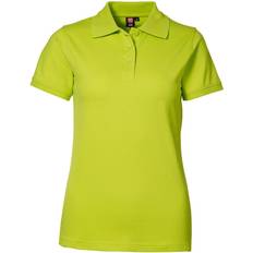 Dame - Grønne Pikéskjorter ID Ladies Stretch Polo Shirt - Lime