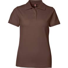 Brune - Dame Pikéskjorter ID Ladies Stretch Polo Shirt - Mocca