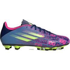 Textile Chaussures de football Adidas X Speedflow Messi.4 Flexible Ground - Victory Blue/Shock Pink/Solar Yellow