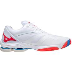 44 ½ Zapatillas de voleibol Mizuno Wave Lightning Z6 - White/Ignition Red/French Blue