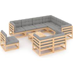 9 Loungeset Utemöbler vidaXL 3076859 Loungeset, 1 Bord inkl. 9 Soffor