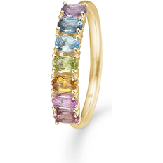 Allianceringe - Guld Mads Z Poetry Rainbow Ring - Gold/Multicolour