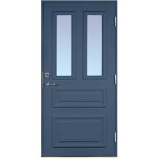 Scandidoor Exklusiv Ytterdörr Frostat glas S 6020-R90B H (90x200cm)