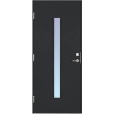 Scandidoor Torp Ytterdörr Frostat glas S 9000-N V (90x210cm)