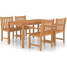 vidaXL 3059939 Patio Dining Set, 1 Table incl. 4 Chairs