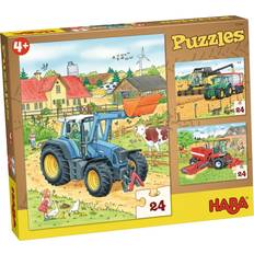 Pussel traktor Haba Puzzles Tractor and Co. 24 Bitar