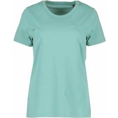 ID Organic O-neck Ladies Tee - Dusty Aqua