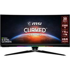 Gaming - Gebogen scherm - IPS/PLS Monitoren MSI Optix MEG381CQR Plus 37 Inch Hub