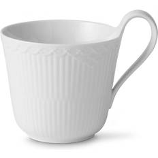 Royal Copenhagen Tassen & Becher Royal Copenhagen White Fluted Becher 33cl