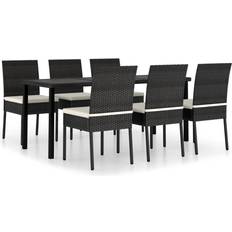 Utemöbler vidaXL 3065697 Matgrupp, 1 Bord inkl. 6 Stolar