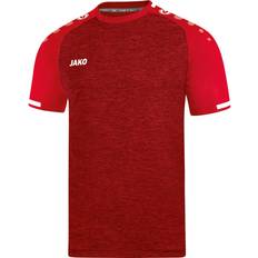 JAKO Prestige Short Sleeve Jersey Men - Sport Red Melange/White