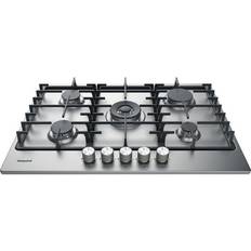 5 burner gas hob 75cm Hotpoint PPH 75G DF IX UK