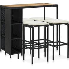 vidaXL 3064916 Bargrupp, 1 Bord inkl. 4 Stolar