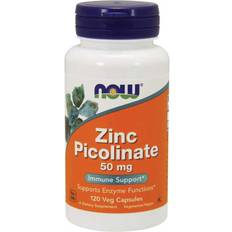 Glutenvrij Vitaminen en Mineralen Now Foods Zinc Picolinate 50mg