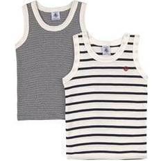 Ragazzo Canottiere Petit Bateau Undershirts 2-pack - White