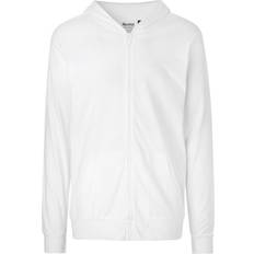 Neutral O62301 Jersey Zip Hoodie Unisex - White