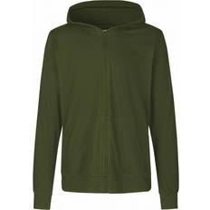 Neutral O62301 Jersey Zip Hoodie Unisex - Military