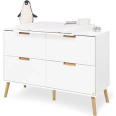 Træ Puslebord Pinolino Edge Puslekommode Ekstra Bred