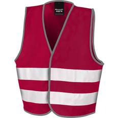 Kid's Enhanced Hi-Vis Vest - Burgundy
