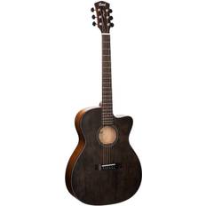 Cort アコースティックギター ブラック黒 Amazon.com: Cort Masterpiece Series Modern Black A/E Guitar