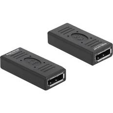 DisplayPort-DisplayPort - Kabeladaptrar Kablar DeLock DisplayPort-DisplayPort 1.2 Adapter F-F