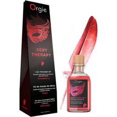 Barato Conjuntos Orgie Lips Massage Kit Strawberry