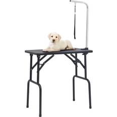 vidaXL Adjustable Dog Grooming Table with 1 Loop