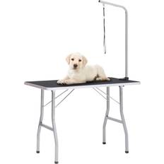 vidaXL Mesa De Aseo Ajustable Para Perros Con 1 Lazo