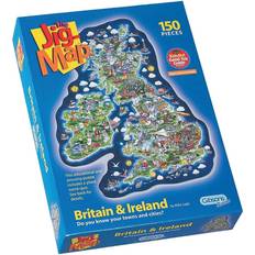 Gibsons Puslespil Gibsons Jigmap Great Britain & Ireland 150 Pieces