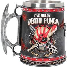 Plastic Beer Glasses Nemesis Now Five Finger Death Punch Beer Glass