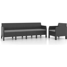 vidaXL 3079673 Loungeset, Bord inkl. 1 Stolar & 1 Soffor