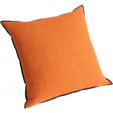 Lin Oreillers Hay Outline Coussin de Décoration Complet Orange (50x50cm)