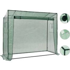 Minidrivhuse vidaXL 46918 Rustfrit stål Plast