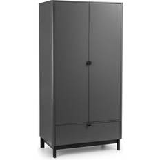 Julian Bowen Clothing Storage Julian Bowen Chloe Storm Grey Wardrobe 95x190cm