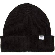 Laine mérinos Bonnets Norse Projects Men's Beanie - Black